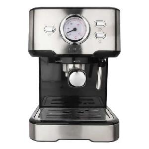 قهوه‌ساز سوئیس پلاس مدل SEM-2220s، با فیلتر استیل ضد زنگ، دارای کف ساز شیر و تنظیم میزان بخاردهی