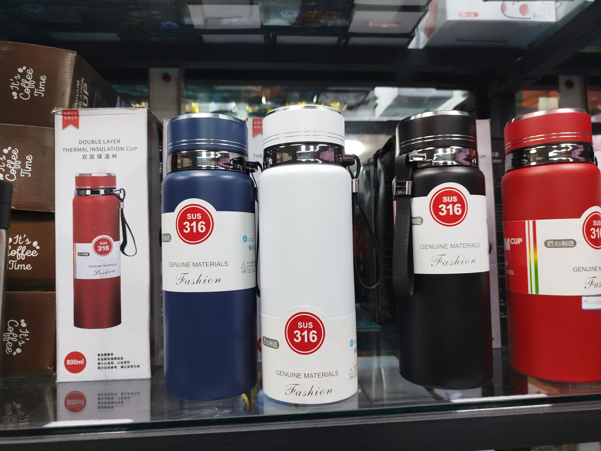 فلاسک استیل دوجدار800میل کد_A6_12